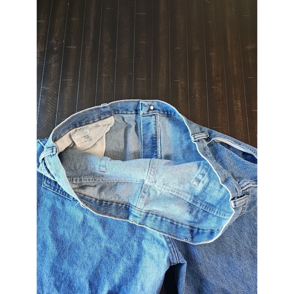 Rustler Men's Blue 100% Cotton Straight Leg Denim Jeans Regular Fit Size 42X30 - Picture 14 of 14